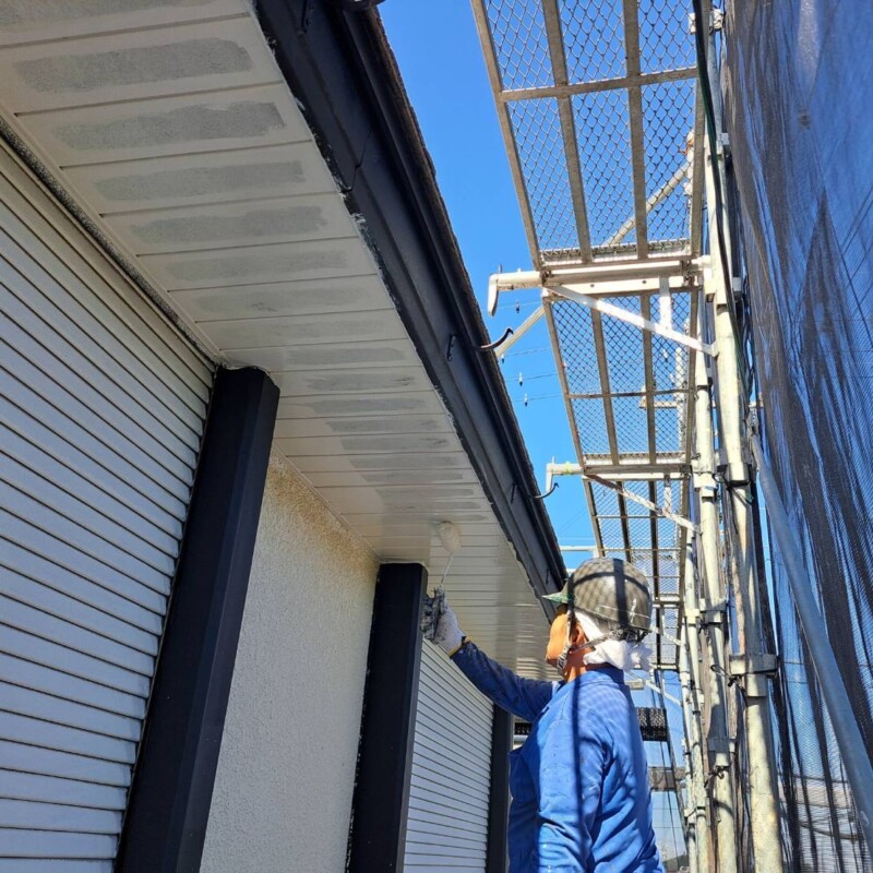 久しぶりの晴れ間に、作業も順調に