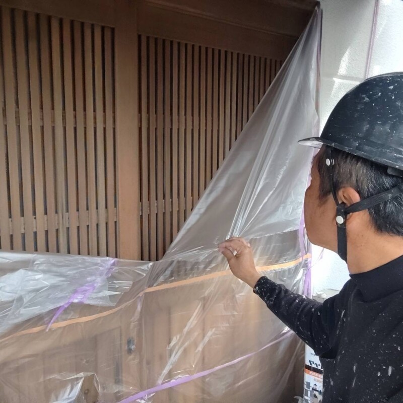 塗装に向けて、まずは下準備から