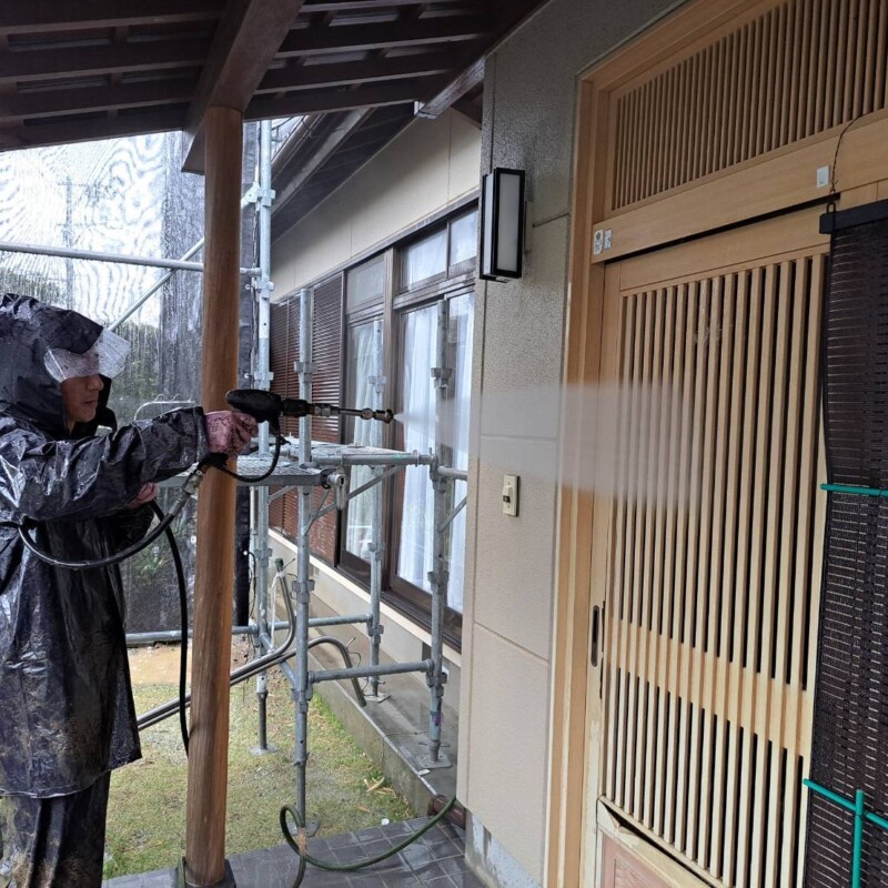 雨の日の下準備